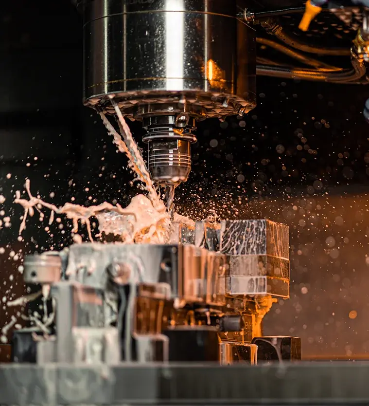 CNC machining center at UTEC Industrial
