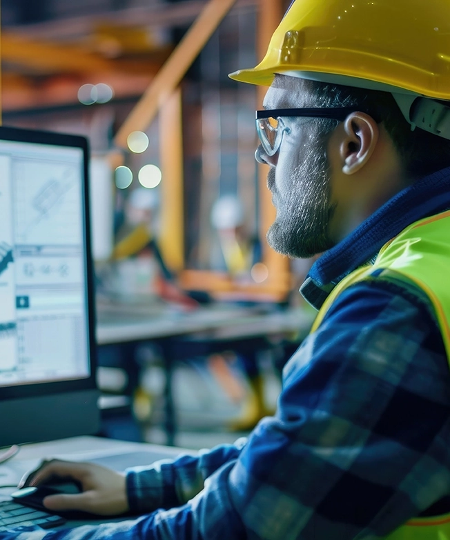 Custom engineering and fabrication at UTEC Industrial — precision welding on heavy industrial equipment